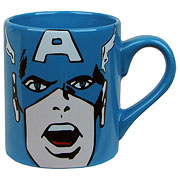 Captain America Face 14 oz. Mug